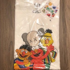 Uniqlo x kaws x Sesame Street Tshirt.
